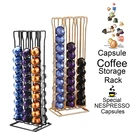 60 чашек Nespresso держатель для кофейных капсул вращающаяся стойка для капсул Dolce Gusto капсулы для хранения Полка держатель для организации