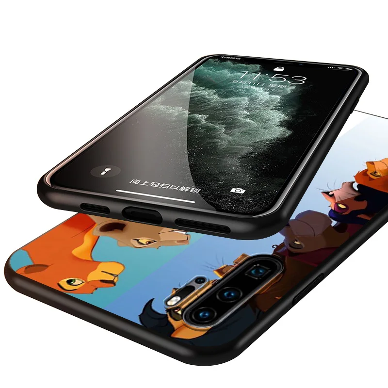 disney cartoon animation the lion king for huawei p50 p40 p30 p20 p10 p9 p8 lite e mini pro plus 5g soft tpu silicone phone case free global shipping