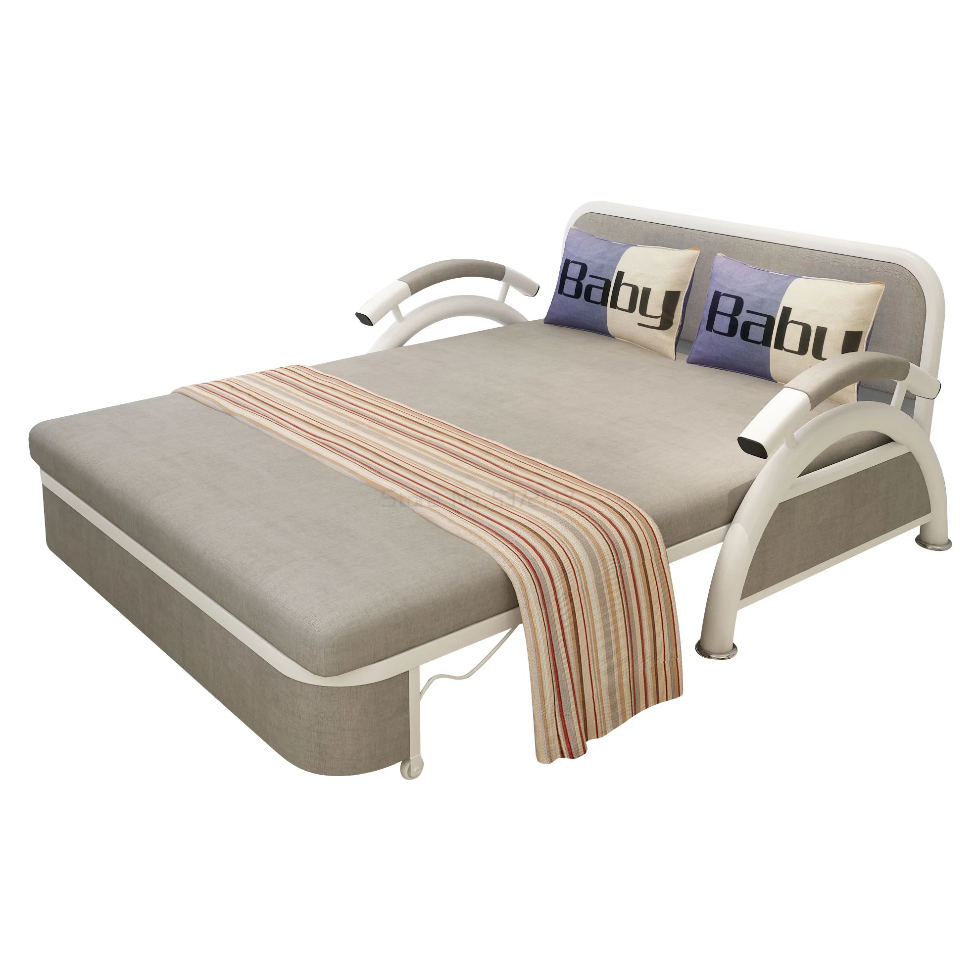 

Бытовой диван-кровать, складная кровать, многофункциональная зеркальная кровать двойного назначения, диван для гостиной