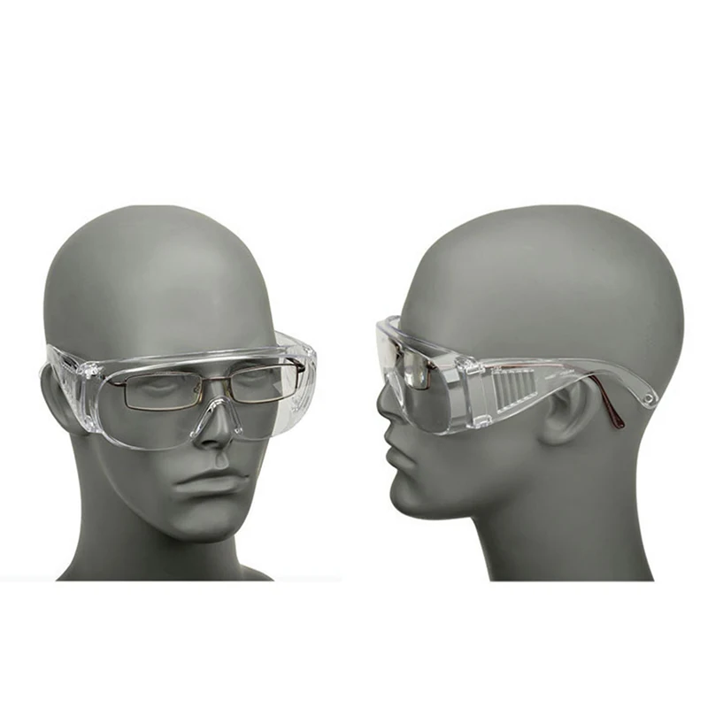 

Clear Transparent Safety Goggles Eyes Shield Protective Glasses Anti Infection Splash VDX99