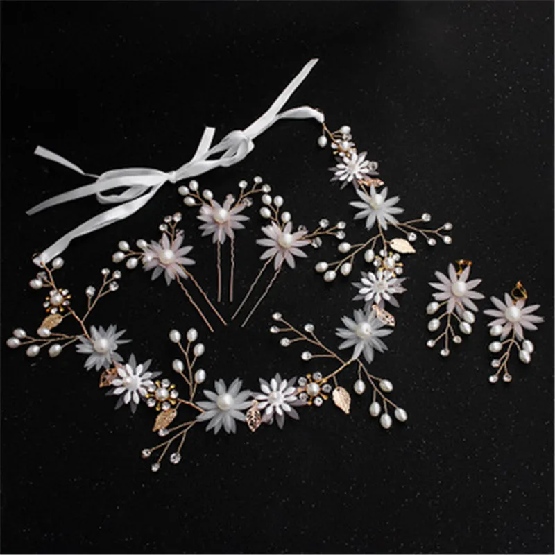 Красная корона свадебные головные уборы Tiaras de Noiva ручной работы Цветочные