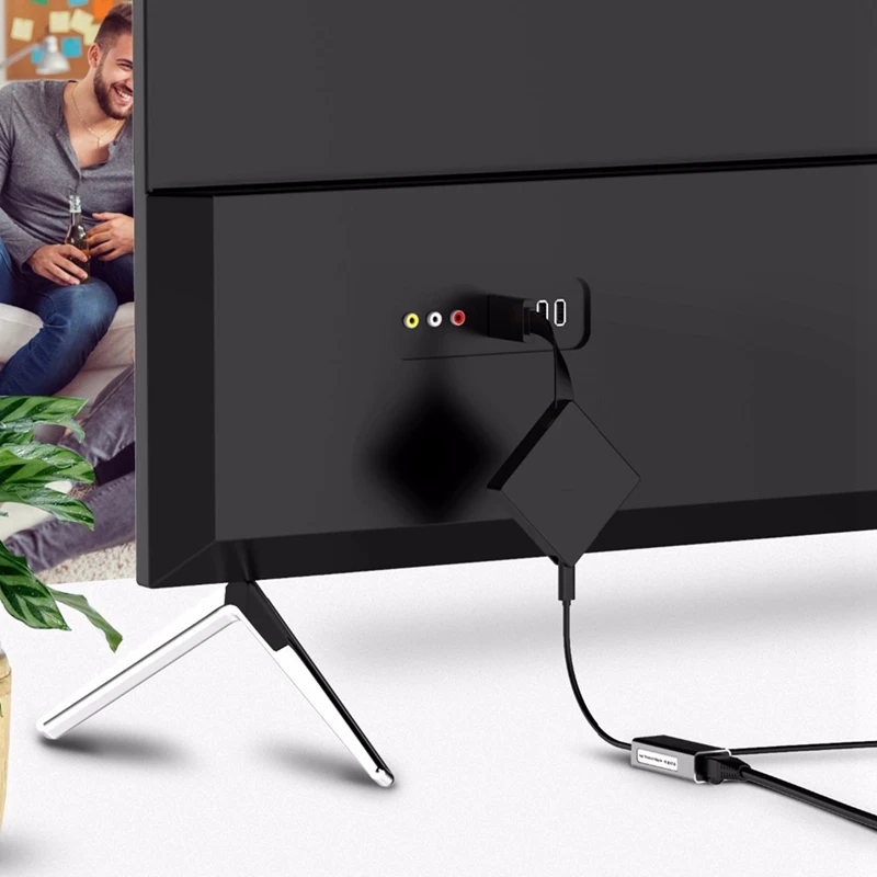 

10Pcs 3 Pin XLR Type 5 Male + 5 Female Plug Cable Connector with LAN Ethernet Adapter for Fire TV 3 or Stick 2 USB2.0