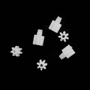 6 шт.лот 7 зубцов 0,75 мм отверстие вала шестерни маленький пульт дистанционного управления вертолет запасные части Мотор Малый шестерни 7 T диаметр 2,6 мм