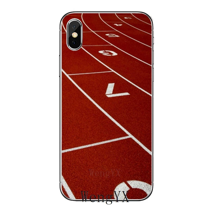 Легкая Беговая линия для iPhone XR X XS Max 8 7 6s 6 plus SE 5s 5c 5 iPod Touch аксессуары чехол для телефона - Цвет: Start-Line-A-02