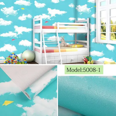 5 DIY ПВХ мультфильм самоклеющиеся обои гостиная спальня ТВ Задняя Детская комната мальчик девочка водонепроницаемые настенные стикеры на обои - Цвет: 5