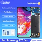 Catteny 6,7 дюймовый Super Amoled A70 2019 дисплей для Samsung Galaxy A70 ЖК сенсорный экран дигитайзер A705 в сборе с рамкой