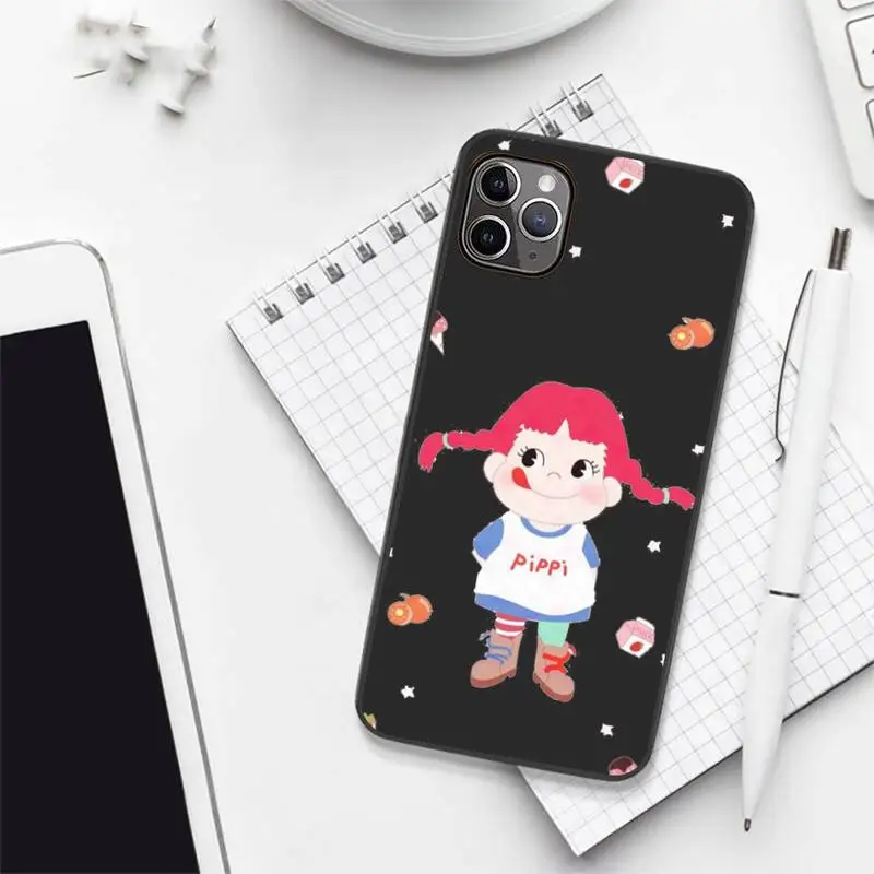 

Sweet Peko Milk Milky Phone Case Candy Color for iPhone 6 7 8 11 12 s mini pro X XS XR MAX Plus