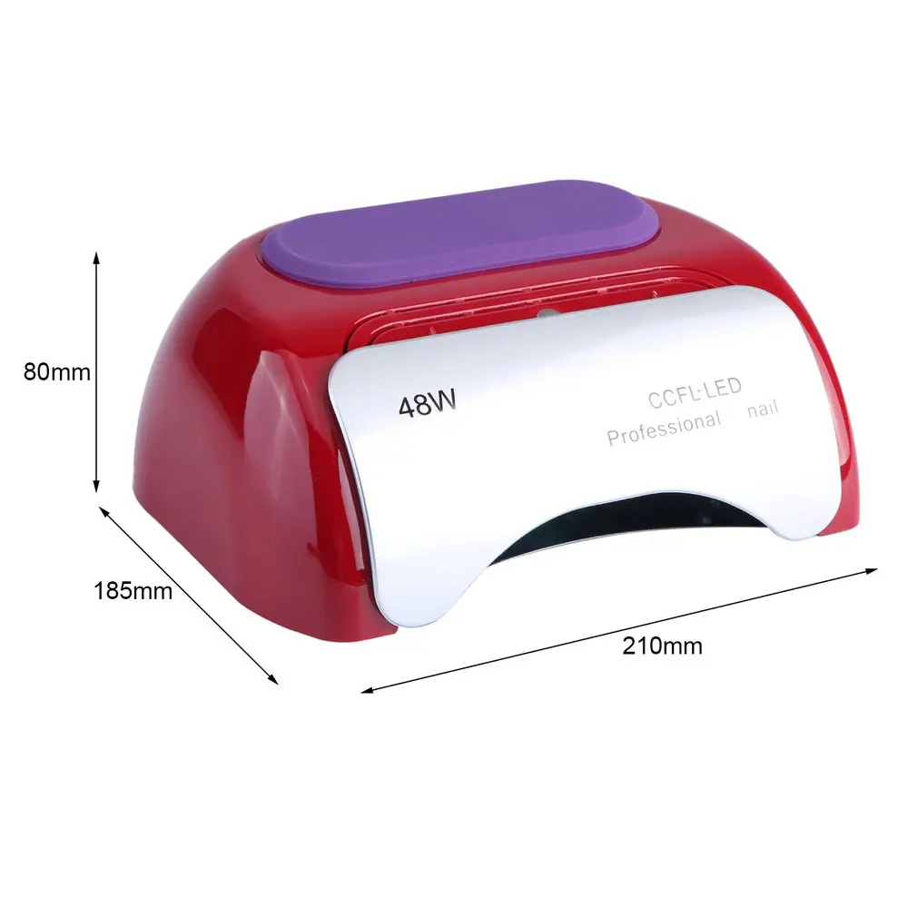 

48W Auto-induction Sensor Nail Quick Dryer LED Lamp Gel Curing Ultraviolet Light Timer Nail Care Artifact Phototherapy Machine