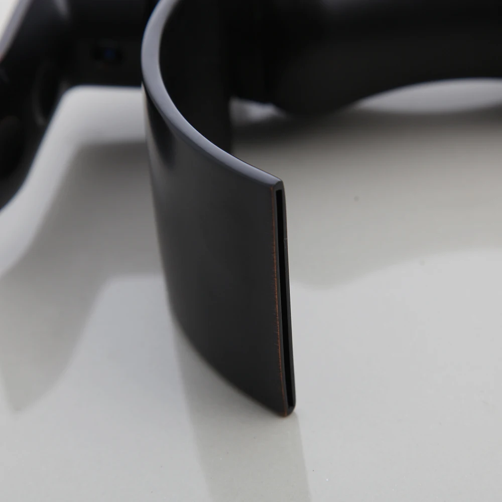 KEMAIDI Black ORB Basin Sink Mixer Waterfall Bathroom Faucet Solid Brass Deck Mounted Tap Simple Design | Обустройство дома