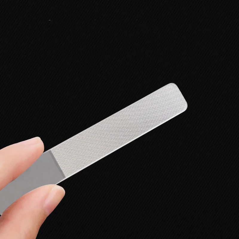 

1 PCS Dual-Purpose Nail Art Double-Sided Ultra-Thin Nail Art White Nail Tool Polished Glass Nail File баф для ногтей