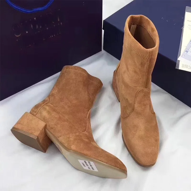 Женские ботильоны 2019 Весенняя женская повседневная обувь модная однотонная