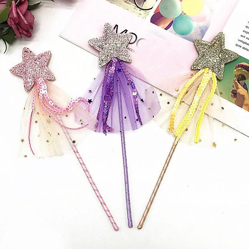 

Kids Children Butterfly Angel Wings Fairy Wand Stick for Photography Masquerade Halloween Purim Cosplay Party Costume Birthday