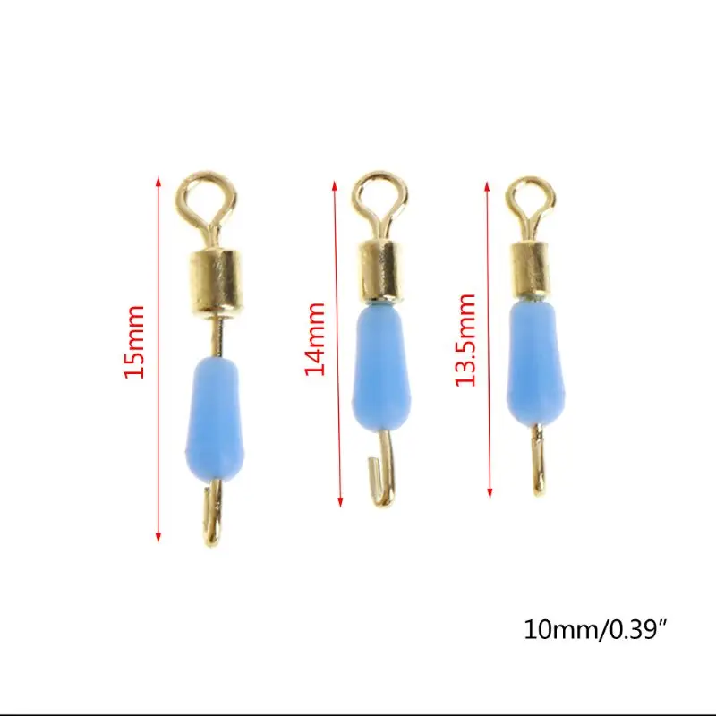 10 шт./партия леска силиконовый зажим для бисера Поворотная анти Обёрточная