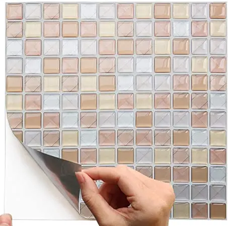 

Мозаичная настенная плитка самоклеящаяся Настенная Наклейка 3D для кухни ванной комнаты