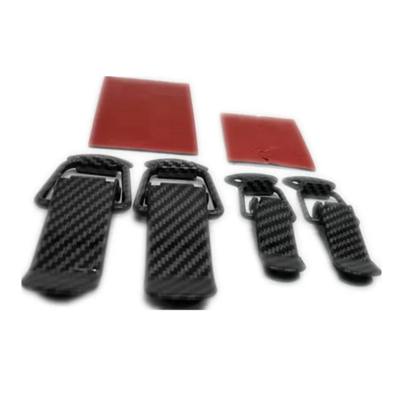 

Универсальный комплект зажимов для капота с узором из углерода, быстросъемный крюк, зажим для гоночного автомобиля, грузовика, аксессуары