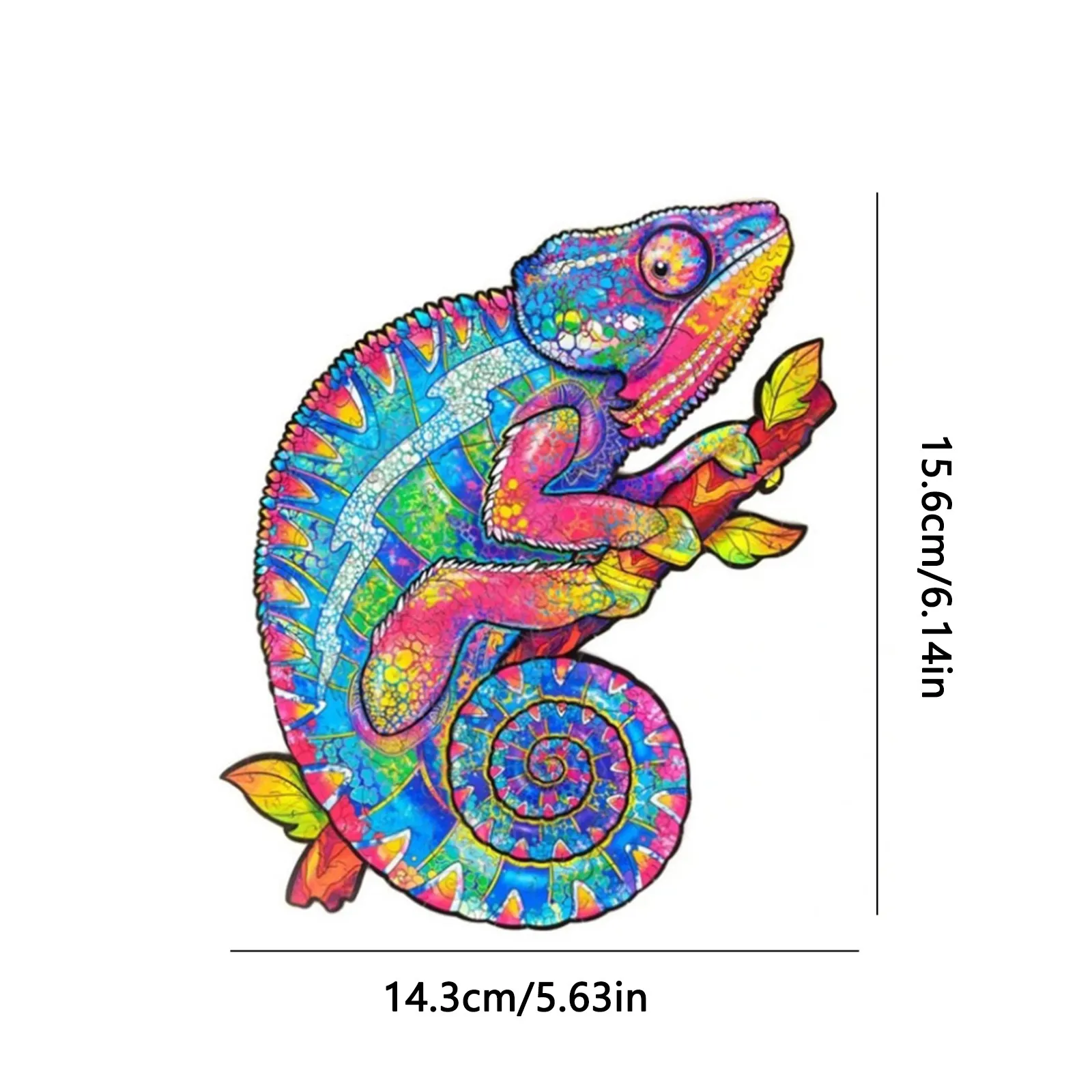 

2021 New Jigsaw Toys Wooden Puzzle Unique Shape Pieces Animal Gift For Adults And Kids 98 Pieces -