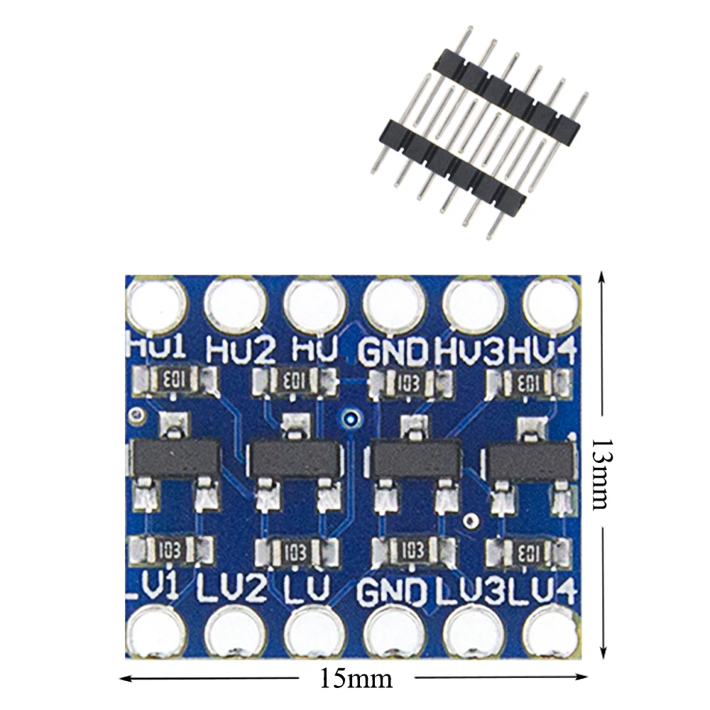 10 шт./лот 5V 3V IIC UART SPI четыре 4 канальный уровень преобразователя постоянного тока с
