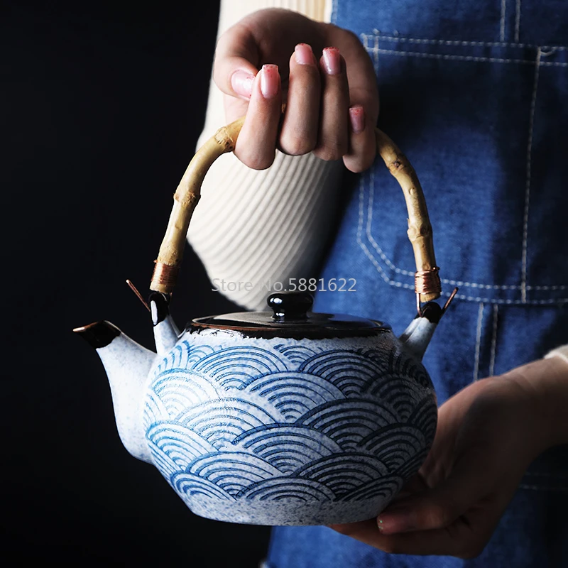 

Japanese Style Household Teapot Ceramic Tea Cup Water Cup Restaurant Tea Pot