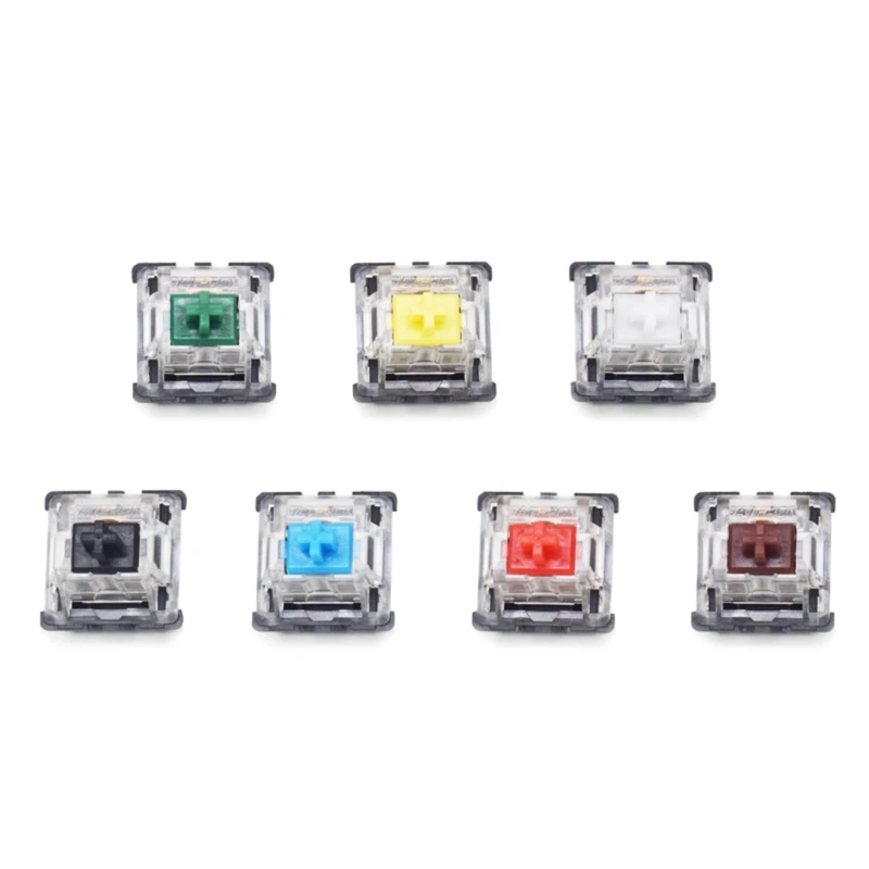 

2021 Новый Gateron mx Переключатель 5 pin переключатели RGB SMD 5pin оси Совместимость для Cherry MX механическая клавиатура переключатели diy желтого и красн...