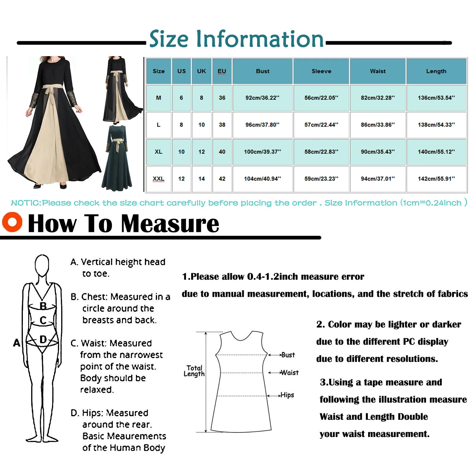 

Retro Women Muslim Dress Plus Size Slim Fit Abaya Elegant Long Sleeve V-Neck Printed Chiffon Party Maxi Dress with Scarf