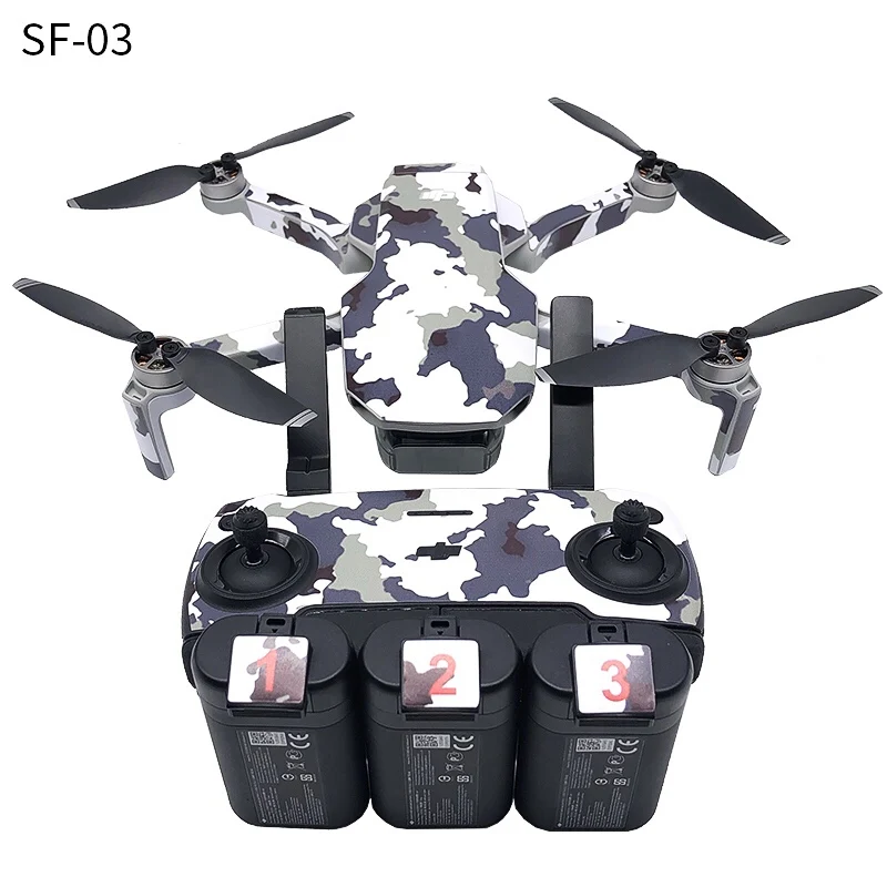 DJI Mavic Mini Royal мини-наклейка на корпус с пультом дистанционного управления все включено защитная пленка флуоресцентная Водонепроницаемая импортная бесшовная Защита от царапин - Цвет: Style 2
