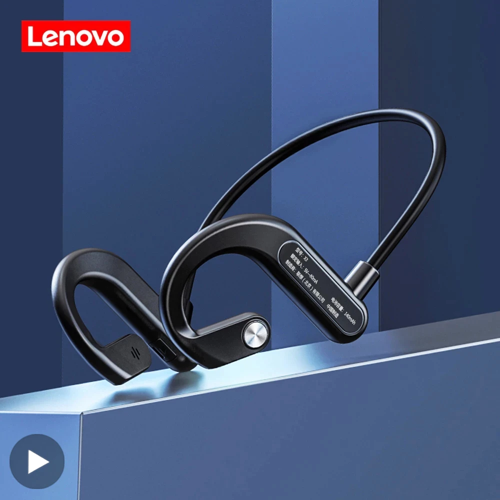 

Bluetooth-наушники Lenovo X3 X4 X5 спортивные с костной проводимостью