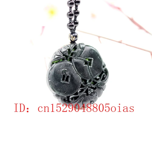 Натуральный черный зеленый нефрит обсидиан летучая мышь Кулон Бусы Изящные