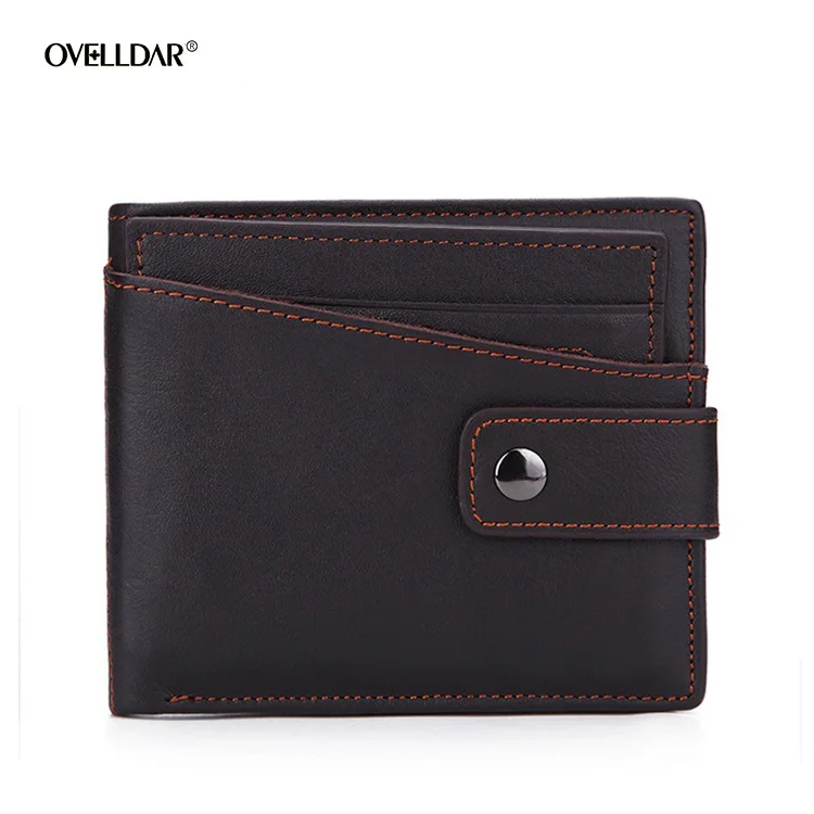 Genuine Leather Men's Wallet Fashion Casual Short Wallet Multifunctional First Layer Cowhide New Wallet