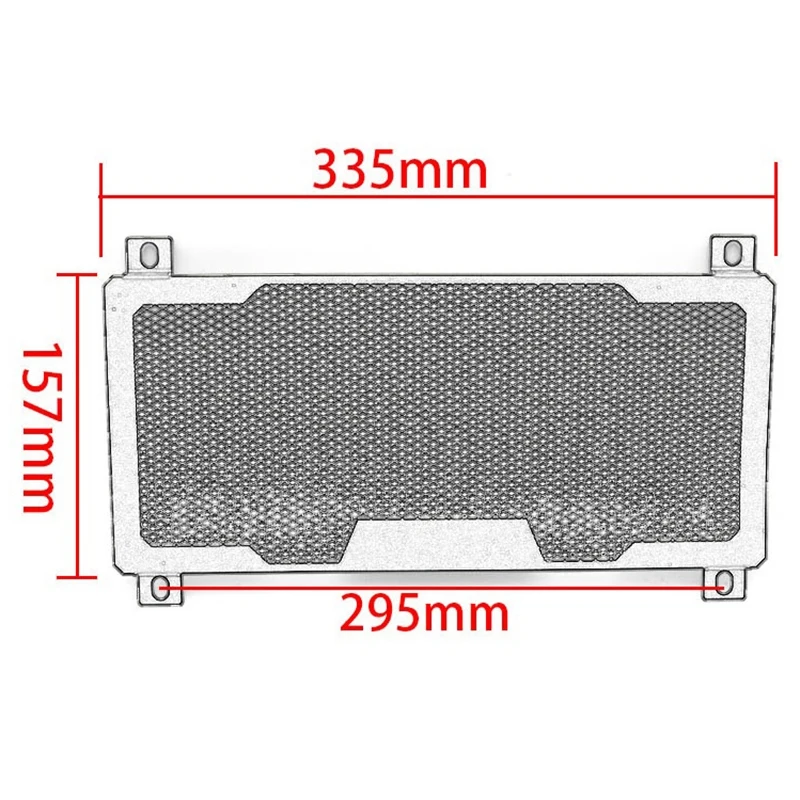 Мотоциклетная решетка радиатора защитная гриль крышка для Kawasaki Ninja 650 Z650 Z 2017 2018