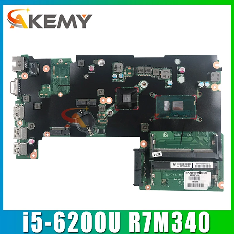 

Для HP 430 G3 материнская плата портативного компьютера с i5-6200u Процессор R7M340 GPU 830945-601 830945-001 830945-501 DA0X61MB6G0 100% тестирование Быстрая доставка