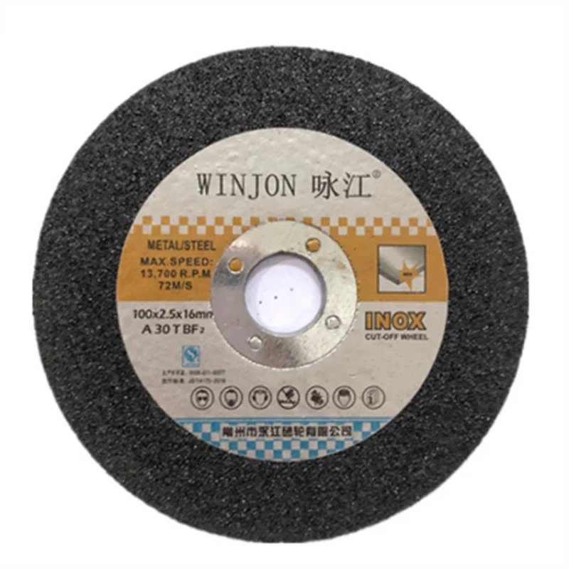 

5/10 шт. 4 дюйма 100 мм режущий диск отрезные диски 16 мм отверстие шлифовальные диски полимерный режущий диск угловой шлифовальный круг