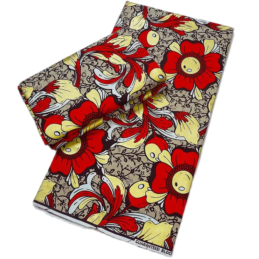 Африканская ткань с воском из Анкары 6 ярдов новая модель 2021 африканская принтом