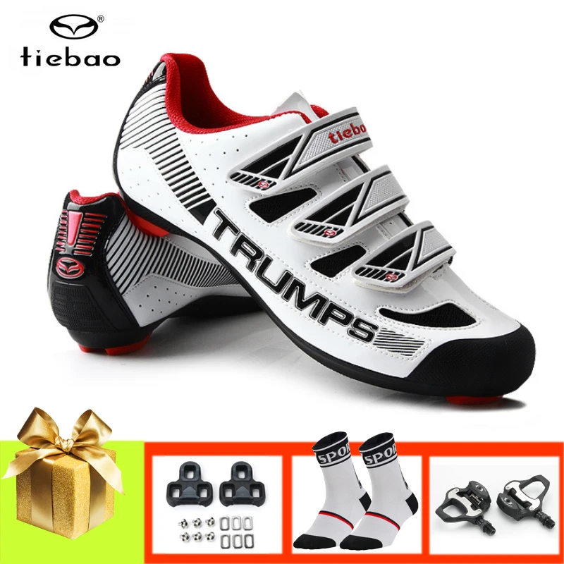 TIEBAO men road bike shoes sapatilha ciclismo SPD-SL pedals Athletic riding bicycle sneakers self-locking breathable | Спорт и