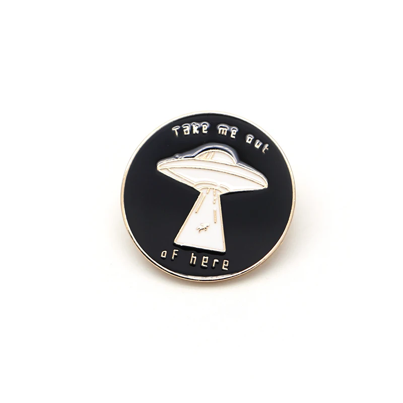 Черно белые художественные броши в форме линии для мужчин эмалированные булавки