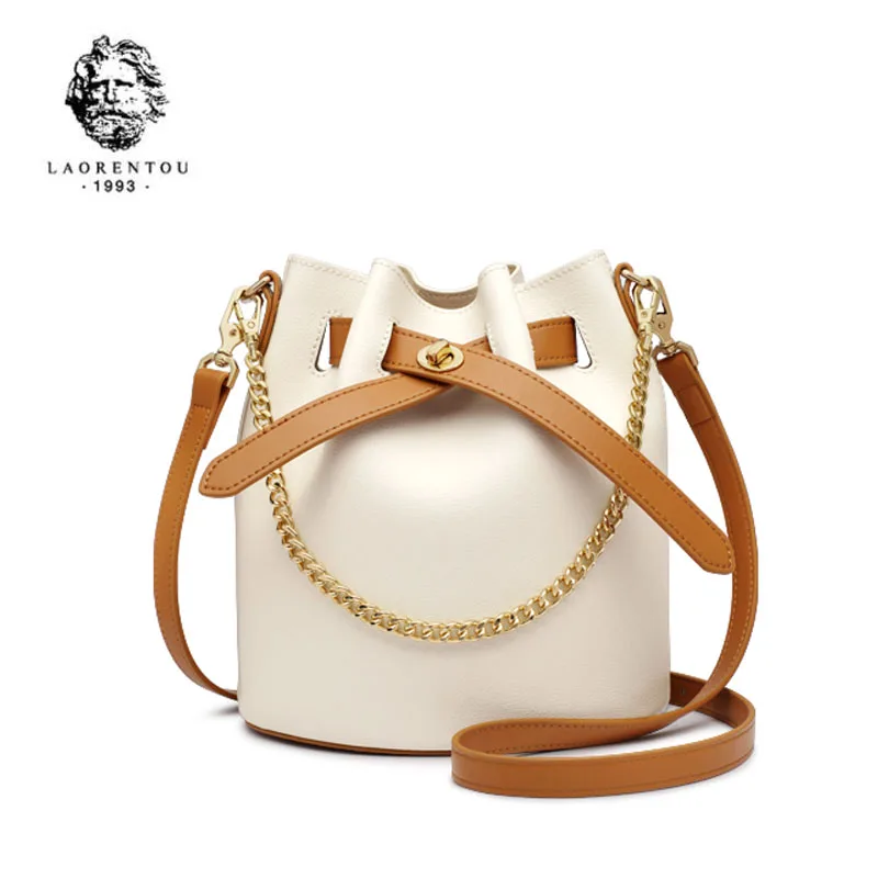 LAORENTOU женская сумка через плечо из кожи лето 2020|Сумки с ручками| |