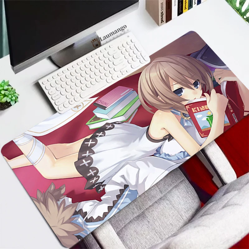 

Sexy Neptunia Large Gaming Mouse Pad Anti-slip Natural Rubber Mouse Mat Keyboard Pad Desk Mat For Laptop Computer Gamer Mousepad