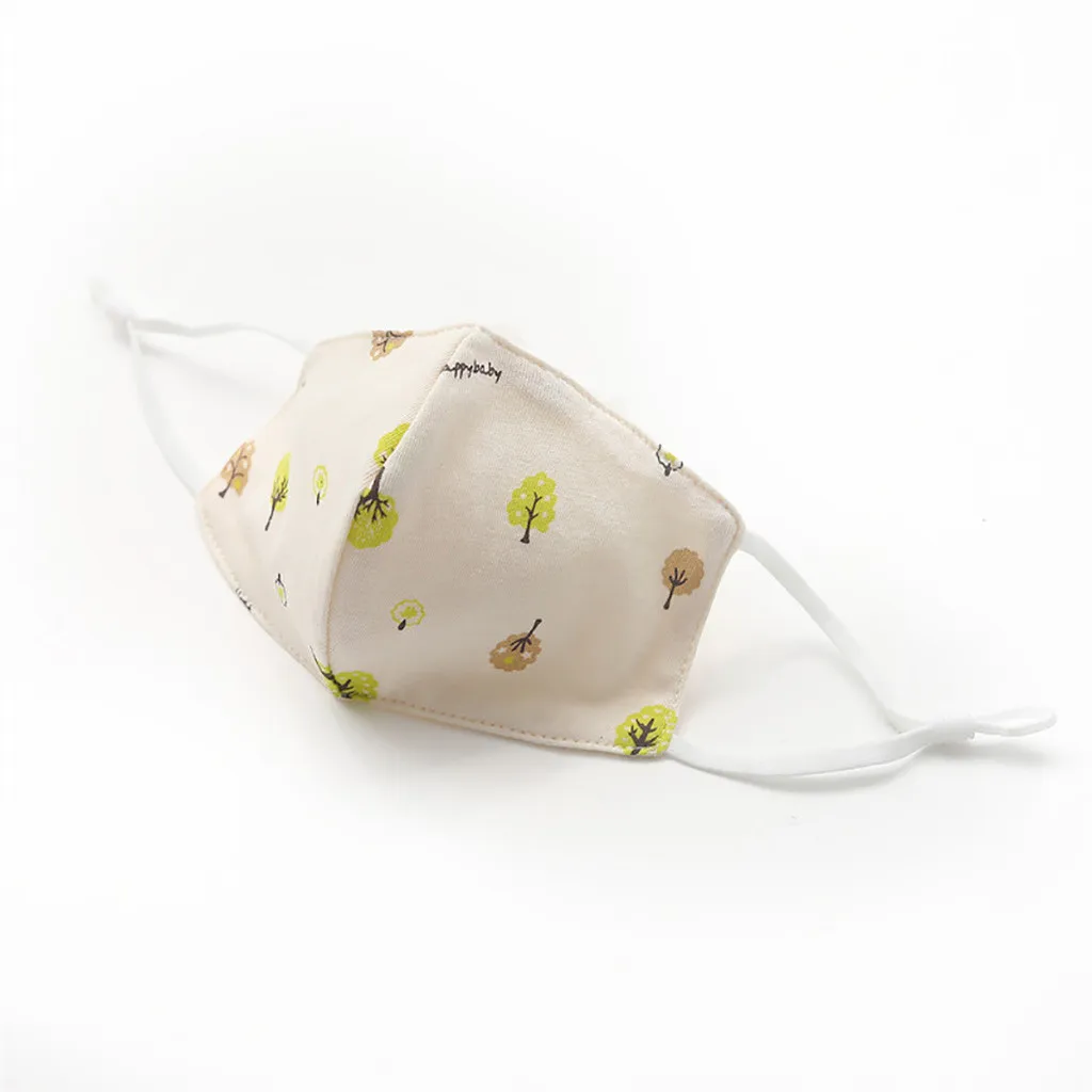 

Cloth 1PCS Washable Reusable Face Mask Fashion Children Printed Breathing Mouth Cover Mouth Mask With Design Masque Mariage