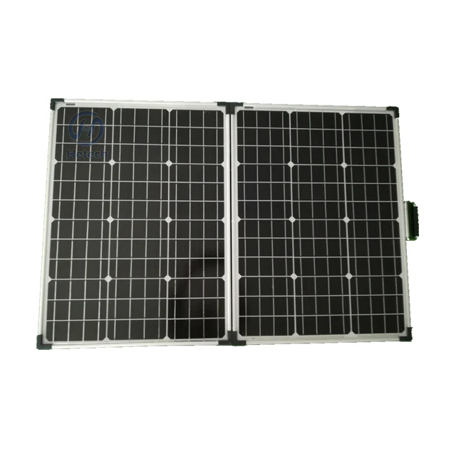 

High efficiency black silicon 100w foldable solar panel portable