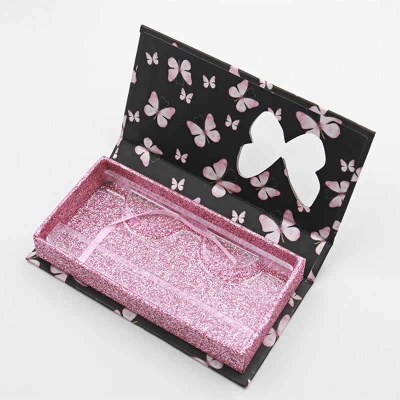 

NEW3pcs/5 pcs Lash Boxes Packaging Wholesale New Empty Eyelash Packaging Box butterfly Rectangle Lashes Case Eyelashes Package