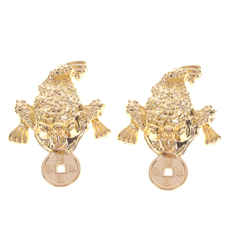 5PCS Home Decor Feng shui Pocket Toad Frogs Fortune Key Ring Fashion Car Keychain Charm Bag Pendant Keyring Chains - купить по