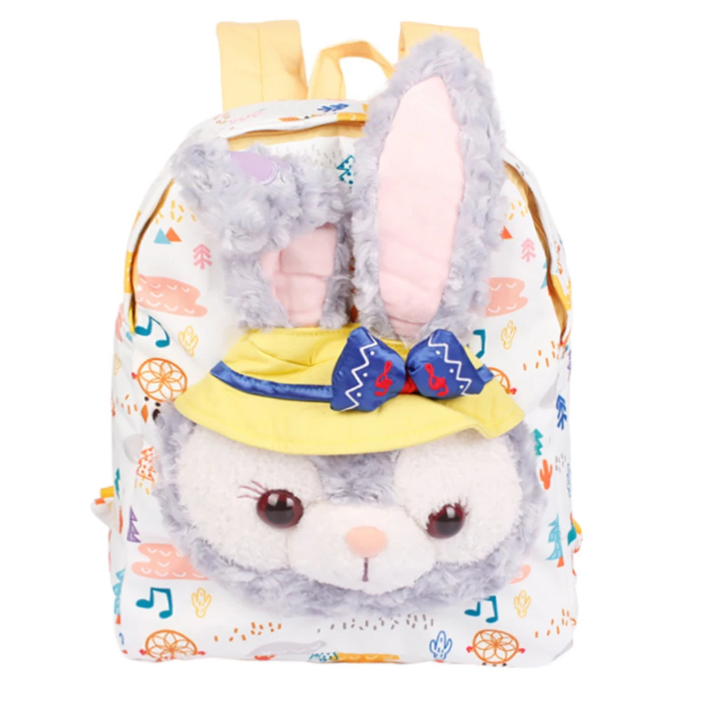 Дизайнерский женский рюкзак Disney для девочек, детские милые плюшевые Школьные сумки Stellalou для кукол, детские сады, пышные Мультяшные сумки дл...