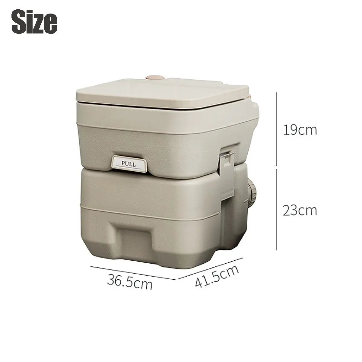 

20L Portable Toilet Outdoor Camping Load 200kg Adult Children Mobile Toilet Camping Toilet For Home Hospital Travel Boat Fishing