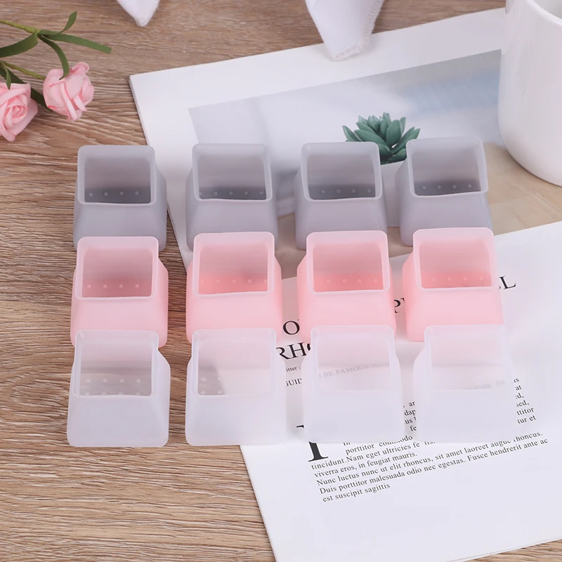 

4Pcs/Set Silicone Cap Pad Non-slip Table Chair Leg Furniture Table Feet Cover Floor Protector Table Chair Foot Protection