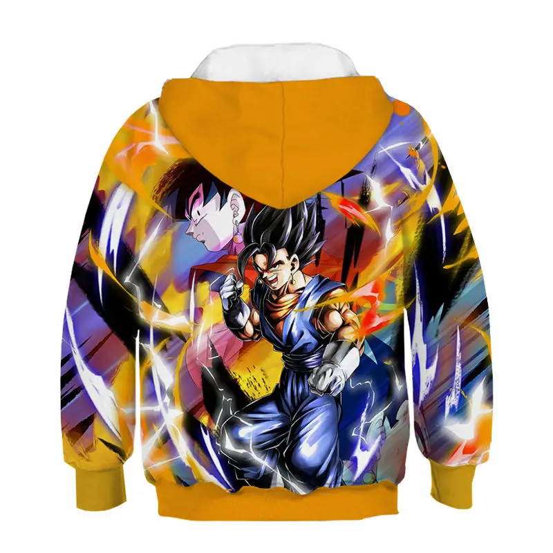 Японское аниме Dragon Ball Z Son Goku детские толстовки с 3D принтом Harajuku детские повседневные толстовки для мальчиков и девочек