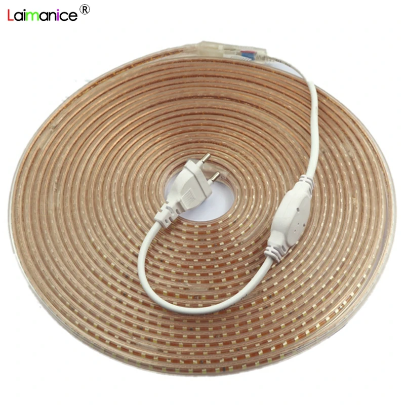 Неоновая Гибкая Водонепроницаемая светодиодная лента гибкая веревка