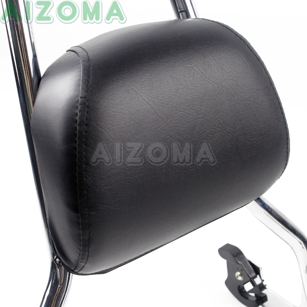 Задняя спинка мотоцикла шина Sissy Bar с комплектом легковых дисков для Harley Softail Custom