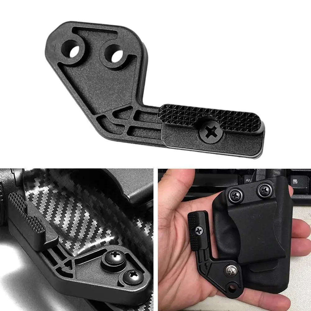

Tactical Cover Accessories Hidden Reinforced Holster - Quick Flush Pulling DIY Scabbard Parts Mount Holes Screws Clips