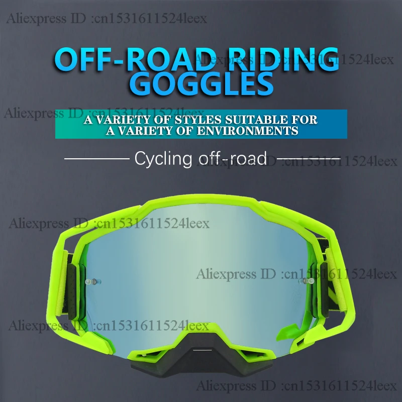 

Outdoor Motorcycle Goggles Cycling MX Off-Road Ski Sport ATV Dirt Bike Racing Glasses for Motocross Goggles Google