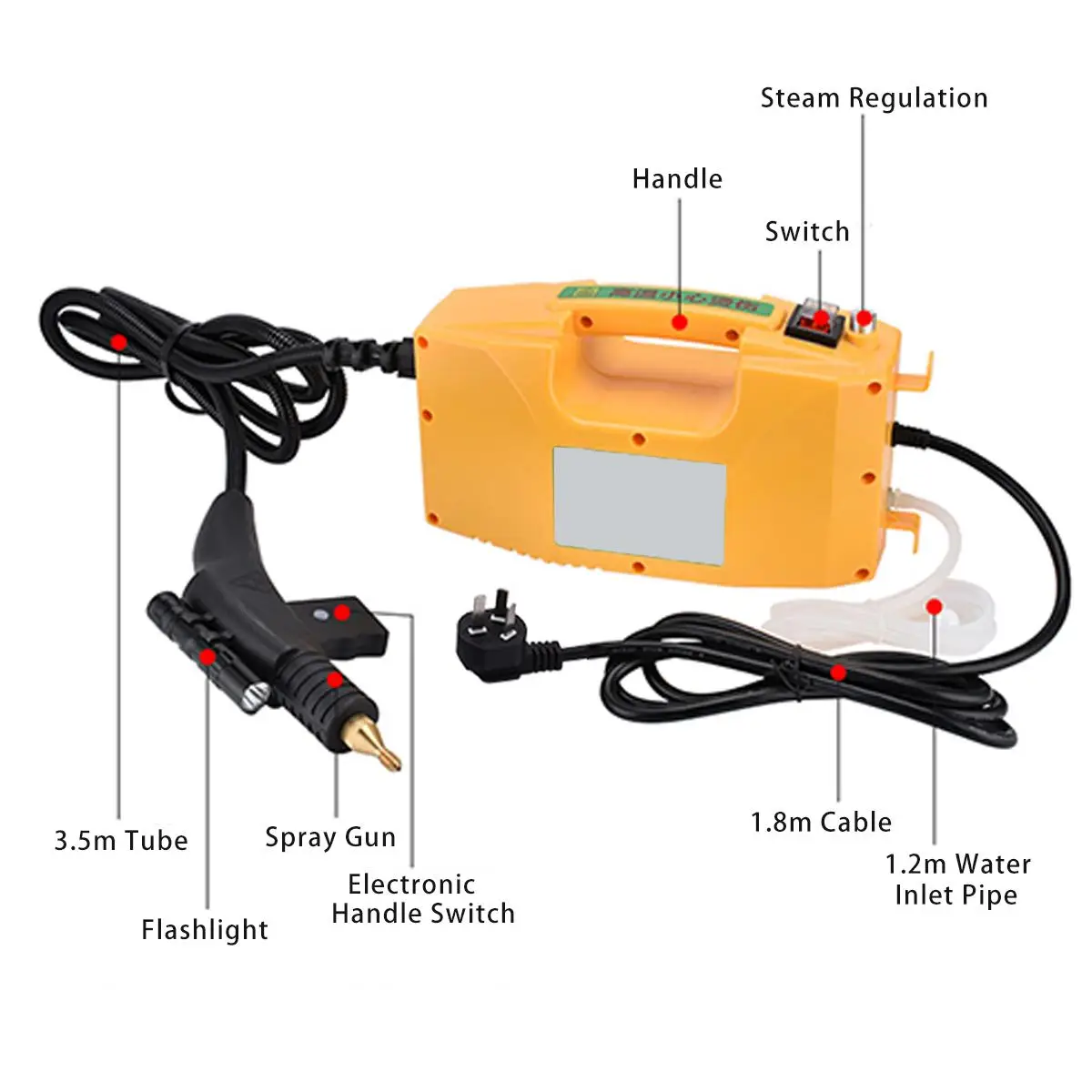 Пароочиститель высокого давления для кухни 220 В 3000 Вт | Бытовая техника