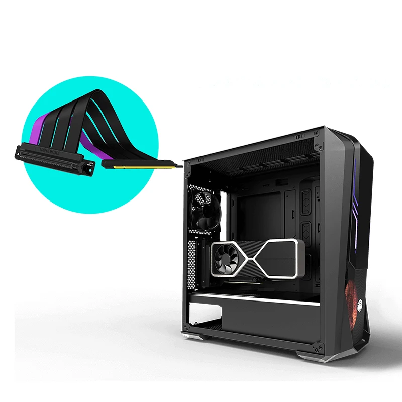 Cooler Master PCIe 4 0x16 3 0 универсальный вертикальный держатель графического процессора